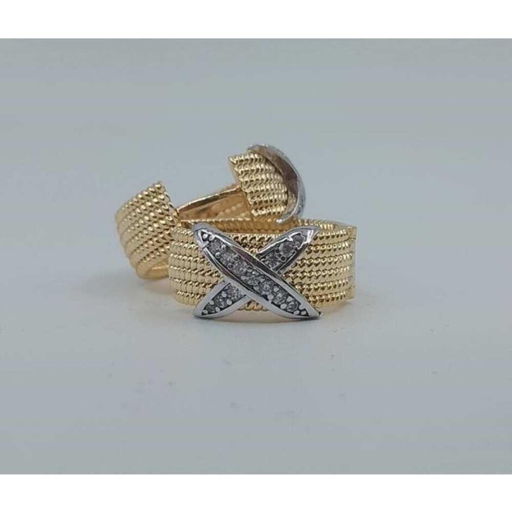 Gen Takı Hasır x Taşlı Küpe - Gold Bijuteri Küpe Fiyatı