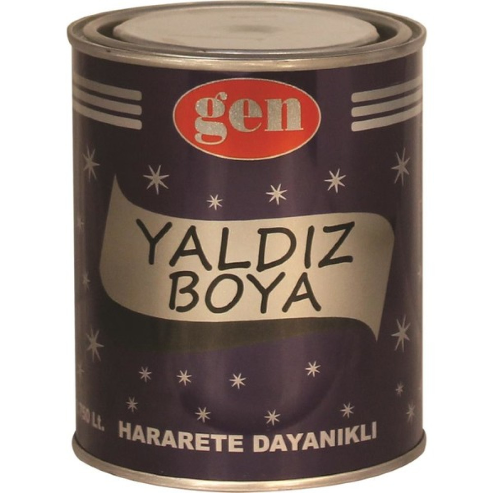 Gen Yaldız Boya Alüminyum 750 ml Soba Boyası İç Cephe Duvar Boyası Fiyatı
