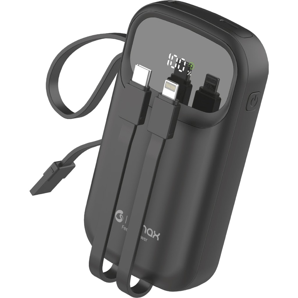 Genax iPhone 13 / 12 / 11 Pro Max Uyumlu 13.000 Mah Hızlı Şarj Powerbank - Siyah Taşınabilir Şarj Cihazı - Powerbank Fiyatı