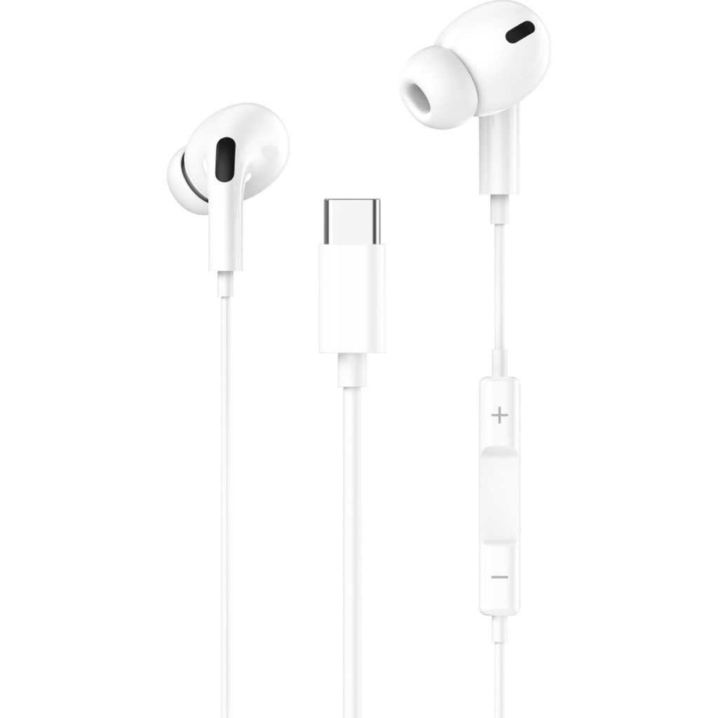 Genax iPhone 15 Plus / 15 Pro Max / 16 Plus / 16 Pro Max Uyumlu Silikonlu Type-C Kulaklık - Beyaz Bilgisayar Çevirici ve Adaptörü Fiyatı