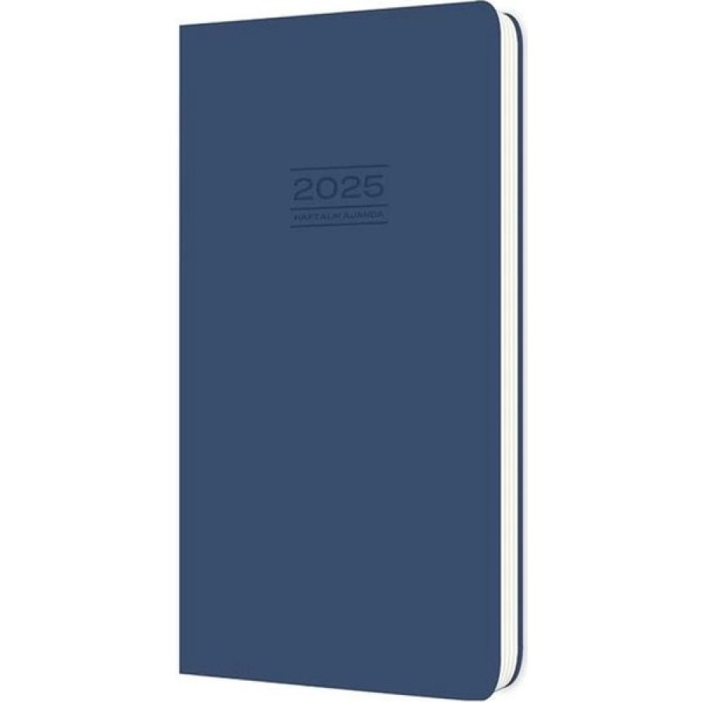 GENC DIJITAL BASKI Keskin 8X16CM Ciltli Haftalık Cep Ajandası - Lacivert 600085 Ajanda Fiyatı