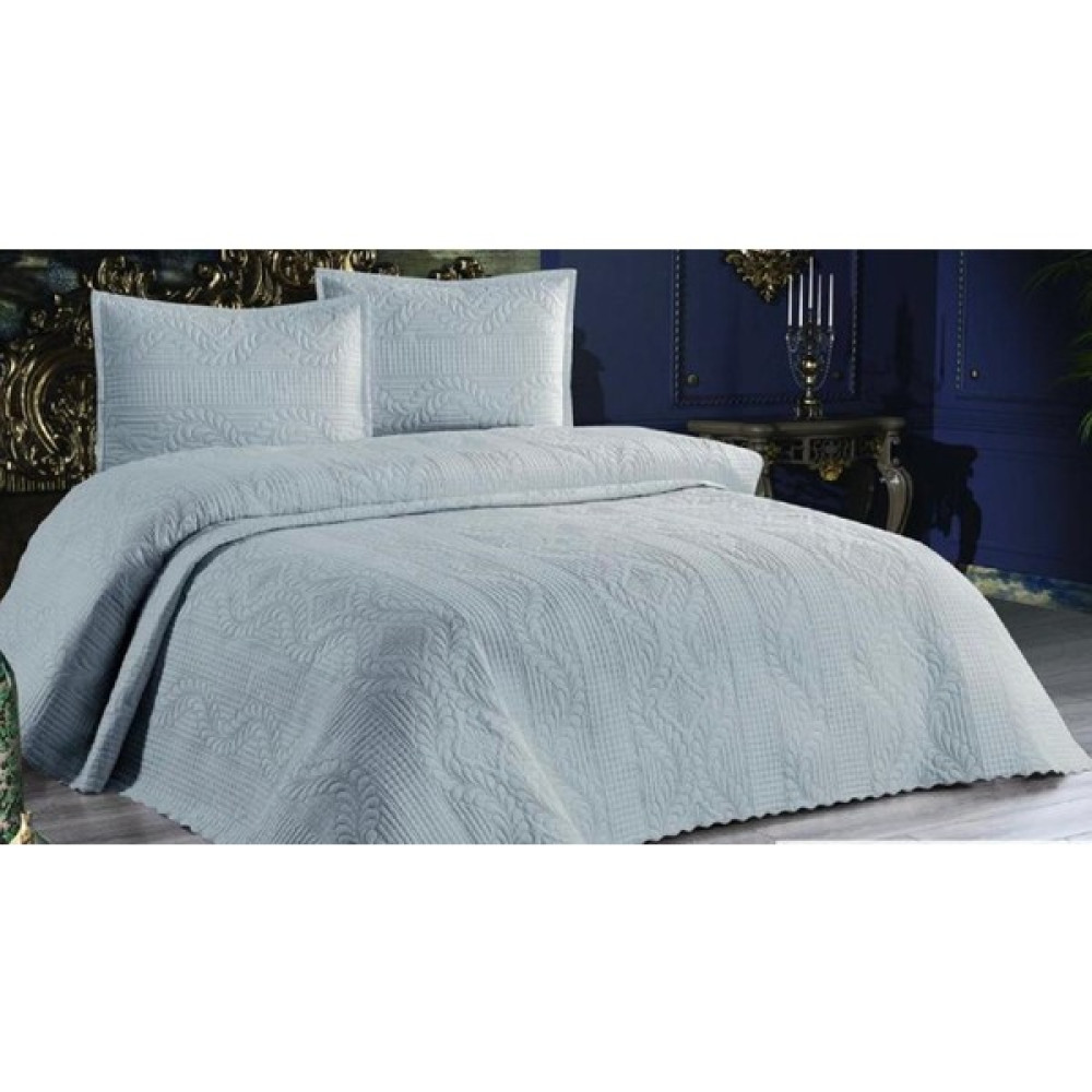 Genç Ev Home Mikrofiber Yatak Örtüsü Seti 250 x 260 cm - Gri Yatak Örtüsü Fiyatı