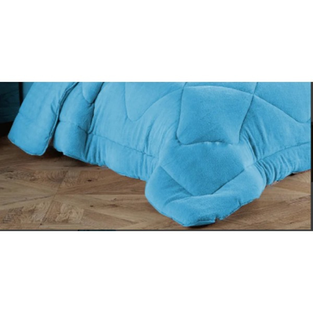 Genç Ev Home Welsoft Silikon Yorgan Tek Kişilik Yumuşak Bir Dokunuş / Kışlık - Yazlık ve Yatak Örtüsü Bir Arada - 155 x 215 cm - Mavi Yorgan Fiyatı