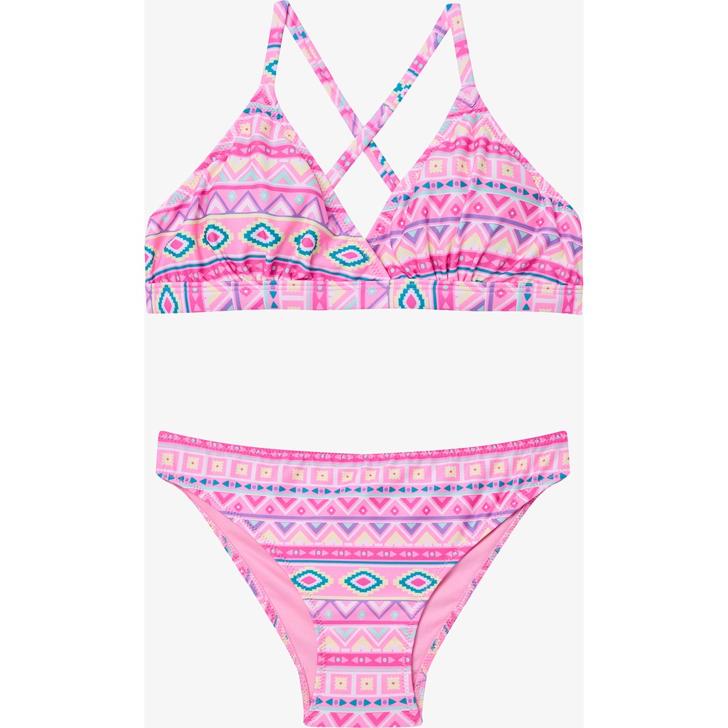 Genç Kız Texas Etnik Desen Üçgen Bikini Takımı Bikini Fiyatı