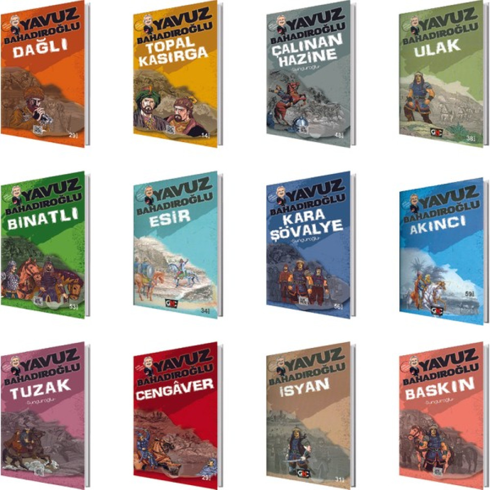 Genç Nesil Yayınları Gençlik Romanları Seti 12 Kitap Yavuz Bahadıroğlu Roman Fiyatı