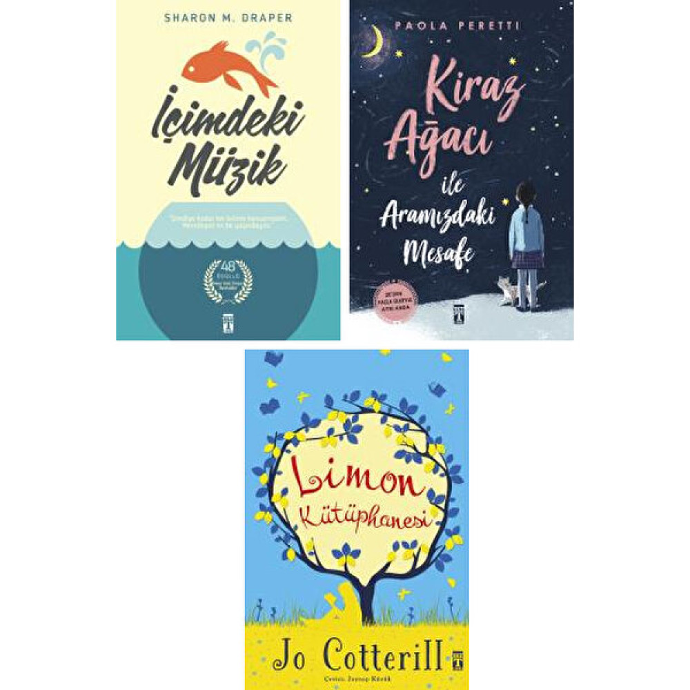 Genç Timaş 3 Kitap Set 5. 6. 7. 8. Sınıflar Ortaokul Okuma Kitapları / Içimdeki Müzik - Kiraz Ağacı ile Aramızdaki Mesafe - Limon Kütüphanesi Çocuk ve Gençlik Fiyatı