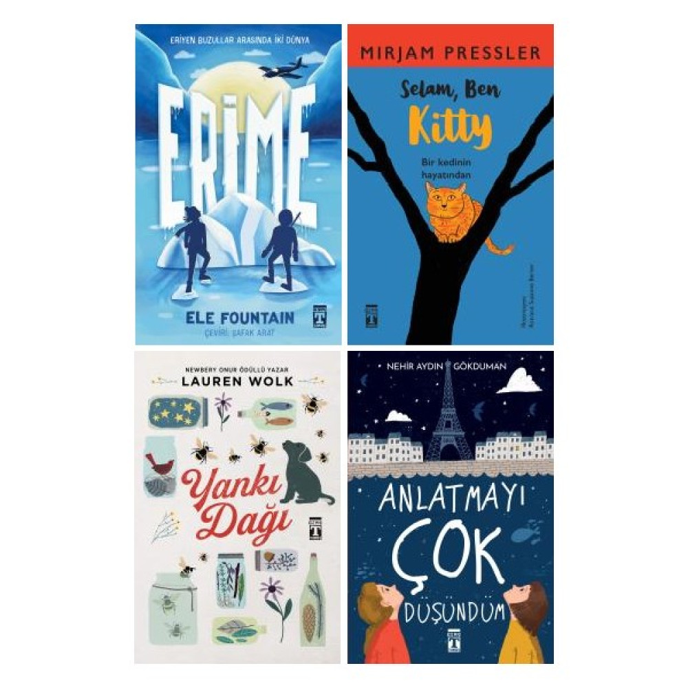 Genç Timaş Ortaokul Seviyesi 4 Kitap Set / Erime - Selam, Ben Kitty - Yankı Dağı - Anlatmayı Çok Düşündüm Çocuk Öykü Fiyatı
