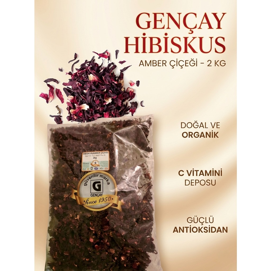 Gençay Hibiskus (Amber Çiçeği) 2 Kg. Diğer Fiyatı