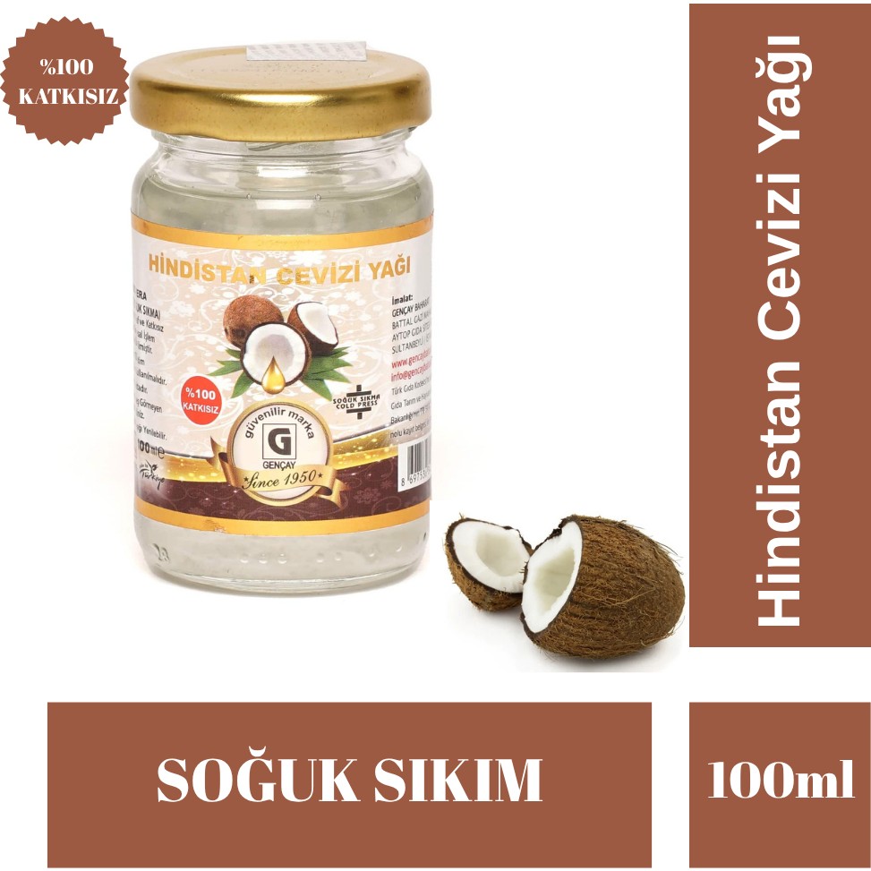 Gençay Hindistan Cevizi Yağı Soğuk Sıkım 100 ml Diğer Fiyatı