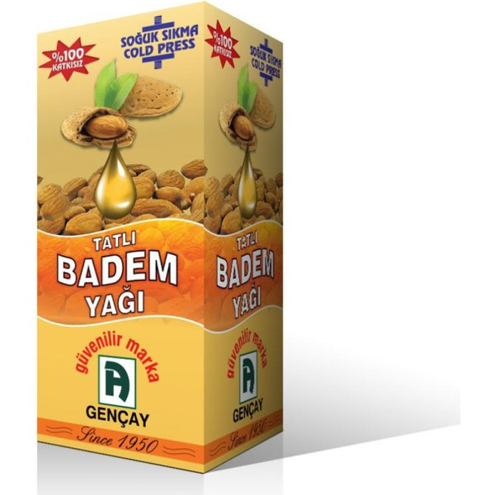 Gençay Tatlı Badem Yağı 50 ml. Soğuk Press Oto Boyaları Fiyatı