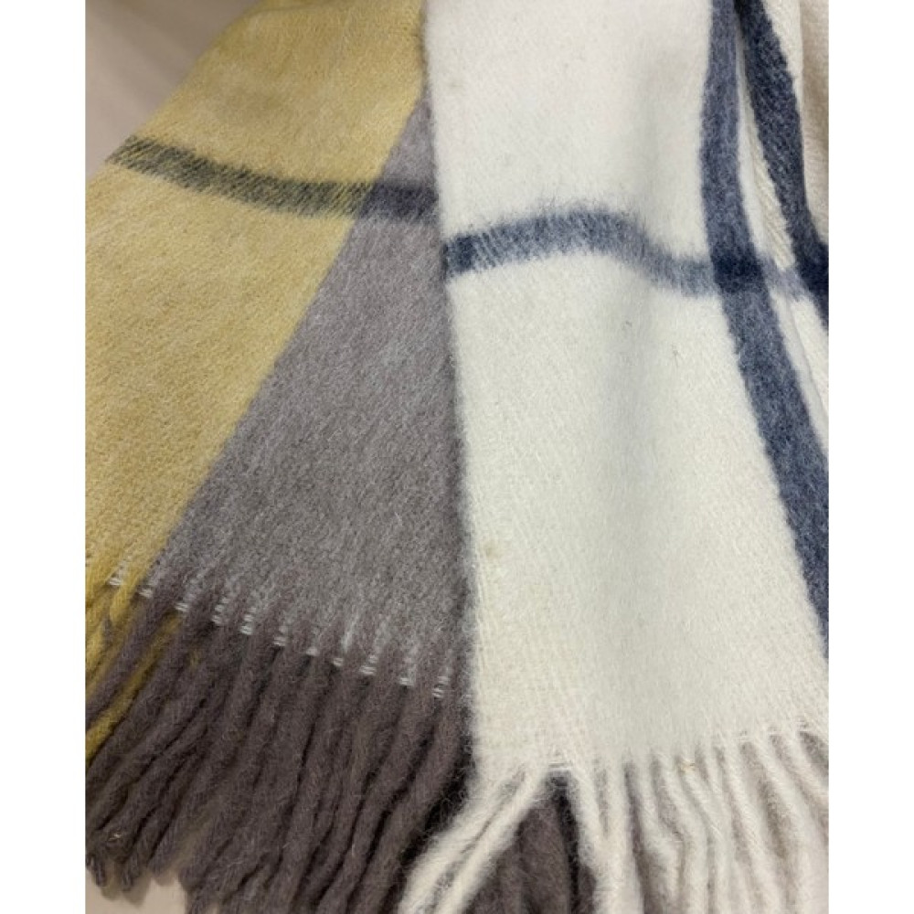 Gençev Home &selin& %100 Saf Yün Scotch Battaniye Tek Kişilik Yün Battaniye - % 100 Saf Yün - Wool - 160 x 220 cm - Renkli Battaniye Fiyatı