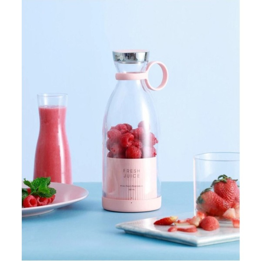 Genel Markalar Taşınabilir 350 ml Blender Mini Meyve Karıştırıcı Milkshake Işlevli Blander Smothie (Plastik) - Pembe Blenderler Fiyatı