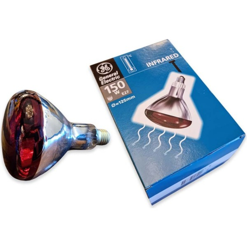 General Electric 150WATT Infrared Kırmızı E-27 Kümes Isıtıcı Ampul - 100 - 200 W Led Aydınlatmalar Fiyatı