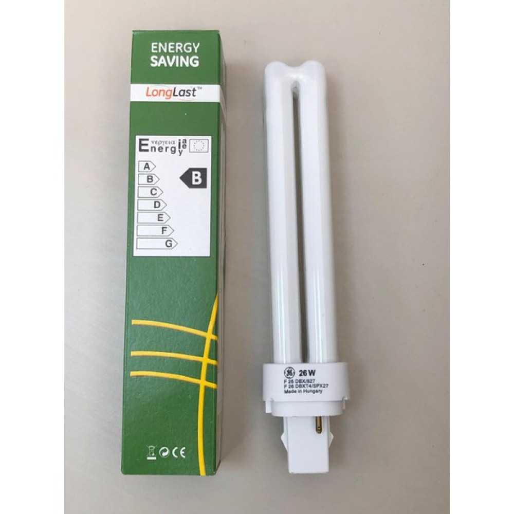 General Electric 5 Adetgeneral Electric Plc Lamba 26W/827 2p 2700 Kelvin 1800 Lümen Sarı BOY:16.5cm ( 10W-13W-18W YERİNE OLMAZ ) Spot Fiyatı
