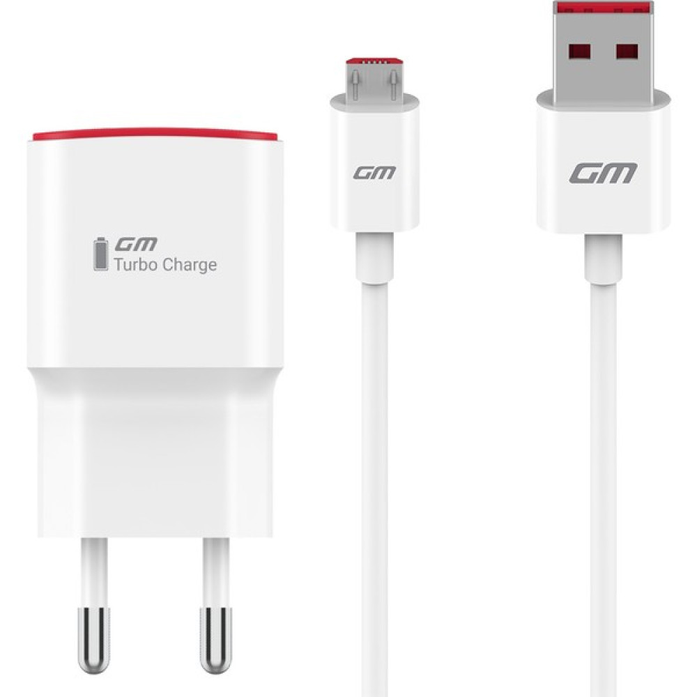 General Mobile Şarj Adaptörü ve Micro USB Kablo Set 2A (General M Türkiye) - Beyaz Cep Telefonu Şarj Cihazı Fiyatı