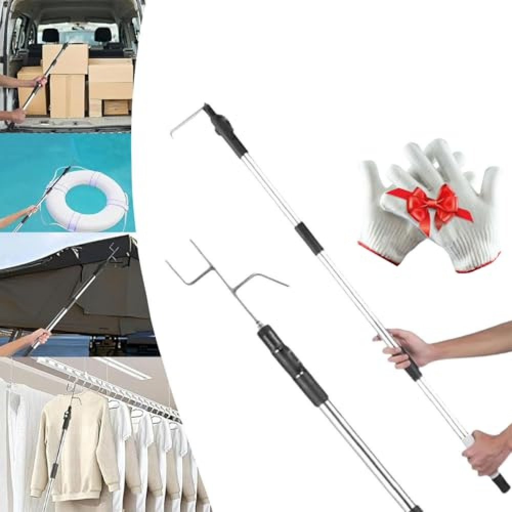 Generic Bed Buddy Truck Cargo Grabber, Black, 4.1 ft to 5.8 ft, Universal Fit, Truck Bed Reach Tool