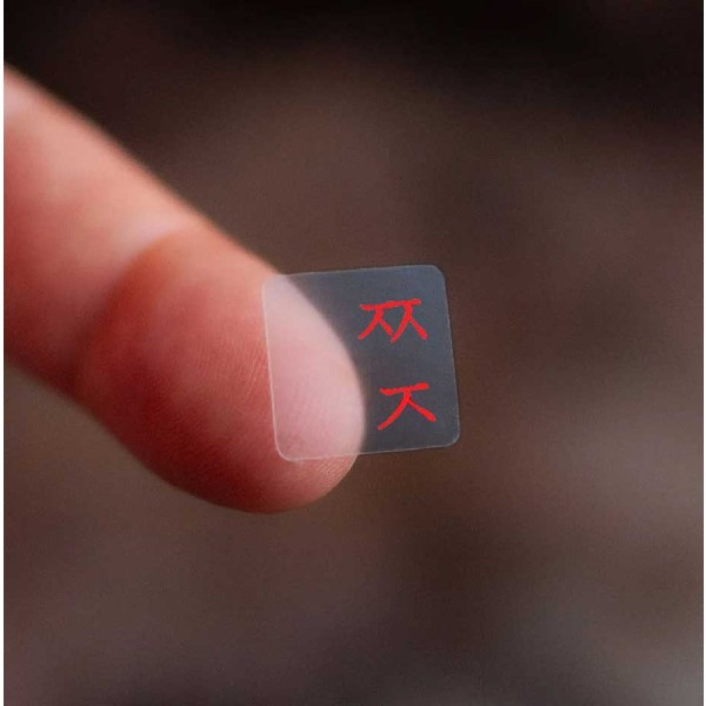 Generic Korece Klavye Etiketleri - Şeffaf Arka Planlı Kırmızı Harfler - Korean Keyboard Sticker Çevre Birimleri Fiyatı