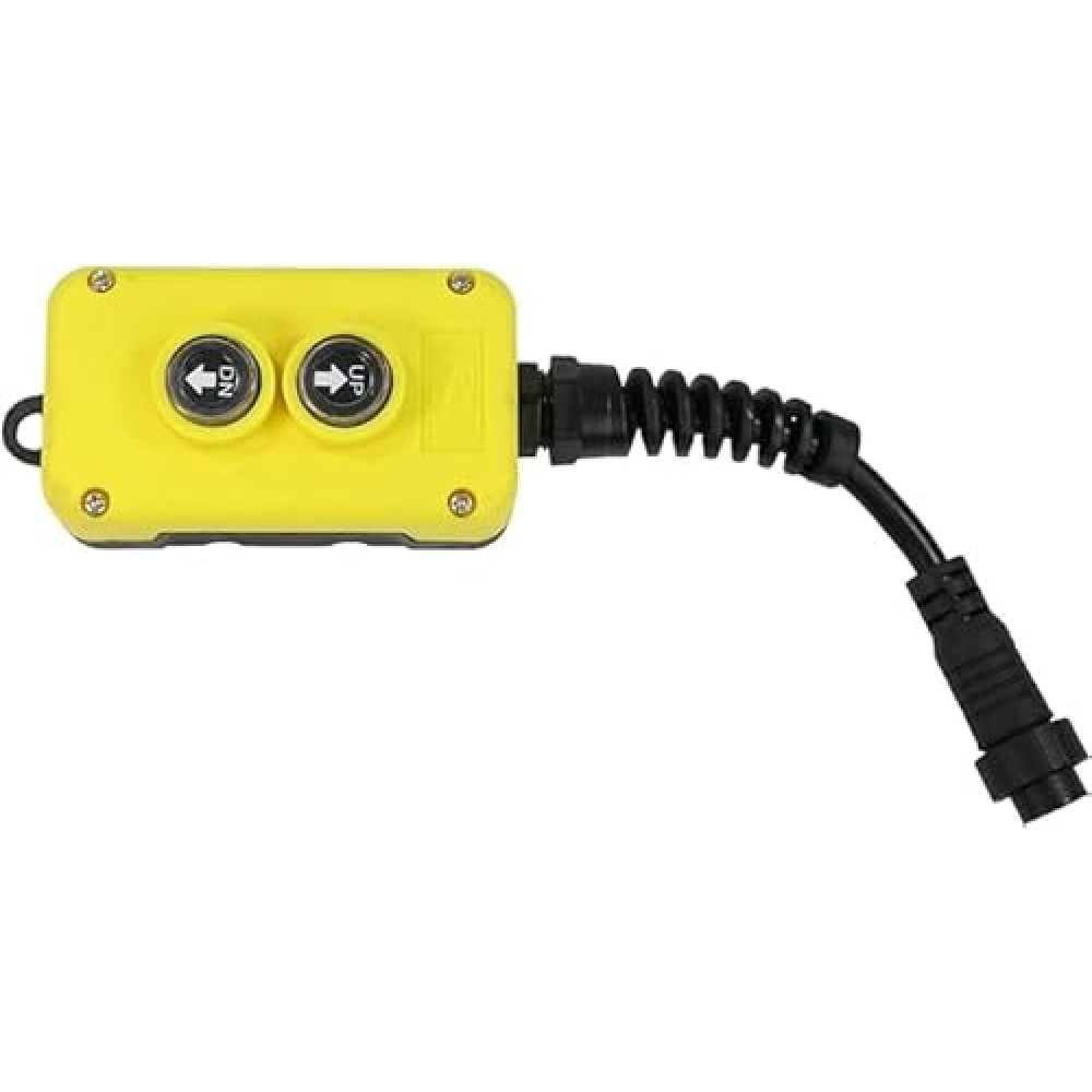 Generic KTI Two Button Pendant Hydraulic Dump Trailer Controller - Power Up/Power Down, 395-55