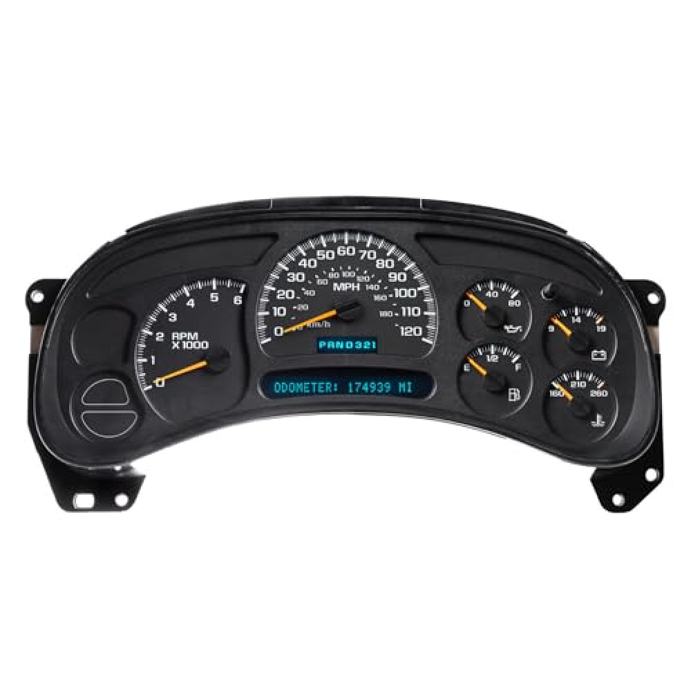 Generic Programmed Instrument Cluster for 2003-2006 Chevy Silverado Tahoe Avalanche Suburban & GMC Yukon Sierra Yukon XL, Compatible with 2003-2006 GM Vehicles