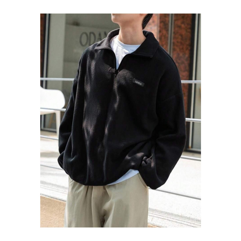 GENIUS Erkek Polar Oversize Sweatshirt Polar Sweatshirt L Beden Kadın Giyim Fiyatı