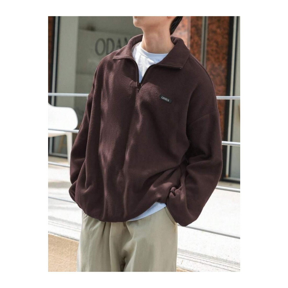 GENIUS Erkek Polar Oversize Sweatshirt Polar Sweatshirt XXL Beden Kadın Giyim Fiyatı