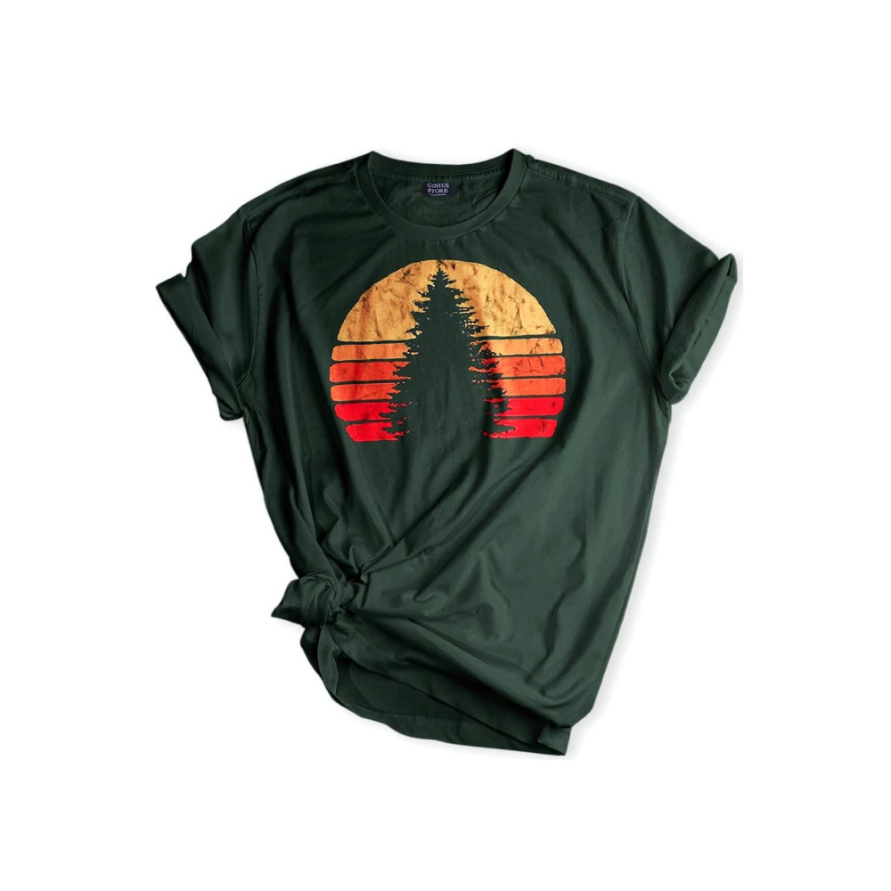 GENIUS Store Unisex Baskılı Tişört Outdoor Normal Kalıp Tshirt L Beden T-Shirt & Sweatshirt (Outdoor) Fiyatı