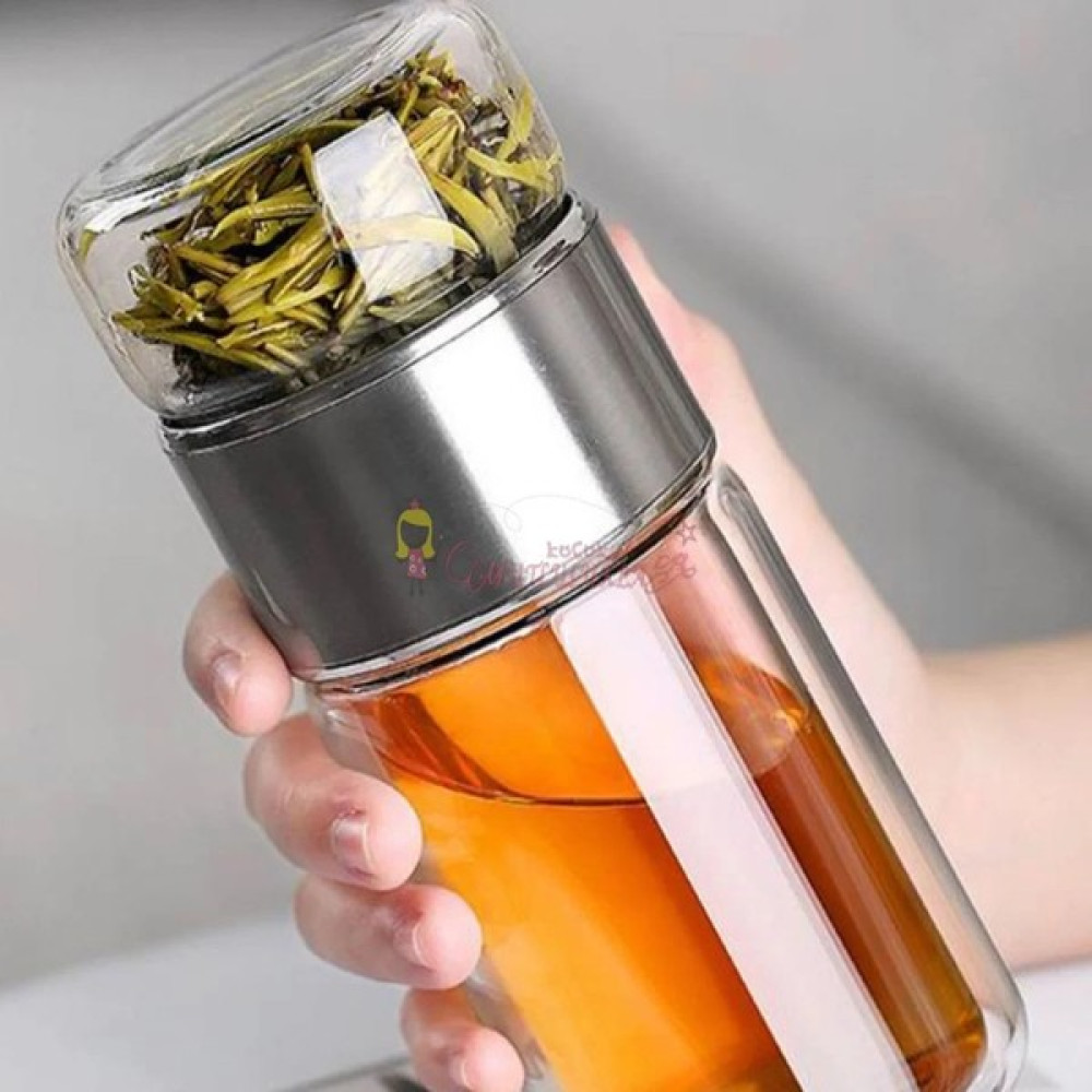 Genpazar Çift Katlı Cam Bitki Çayı Ihlamur Demliği Filtre Kahve Demliği French Press French Press Fiyatı