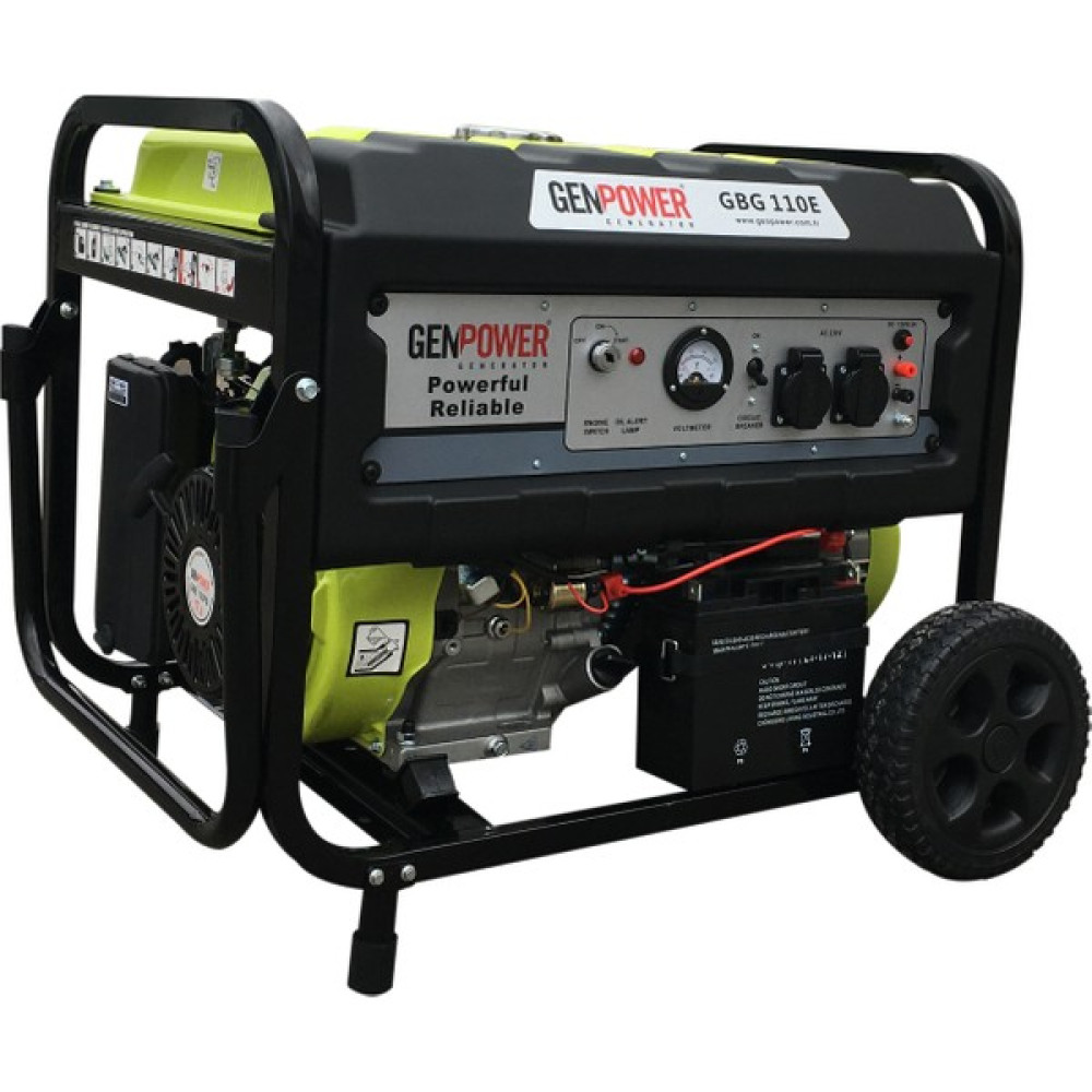 Genpower Gbg 110E 10,5 Kva Benzinli Marşlı/ Ipli,tekerlekli, Monofaze Jeneratör Nalburiye & Hırdavat Fiyatı