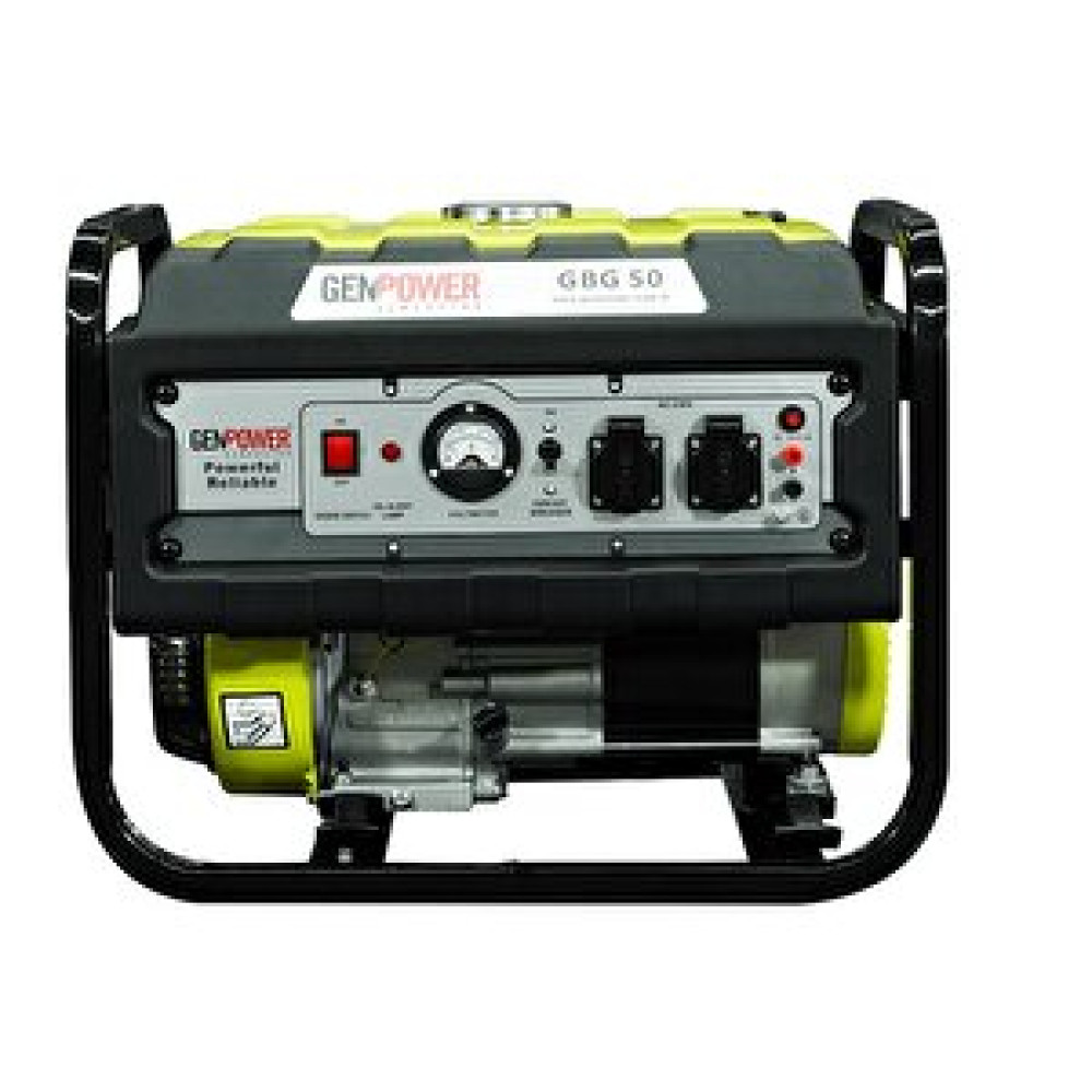 GenPower Genpower Gbg 50 Model 5 Kva Benzinli İpli Tekerleksiz Monofaze ( 220 Volt) Portatif Jeneratör Jeneratörler Fiyatı