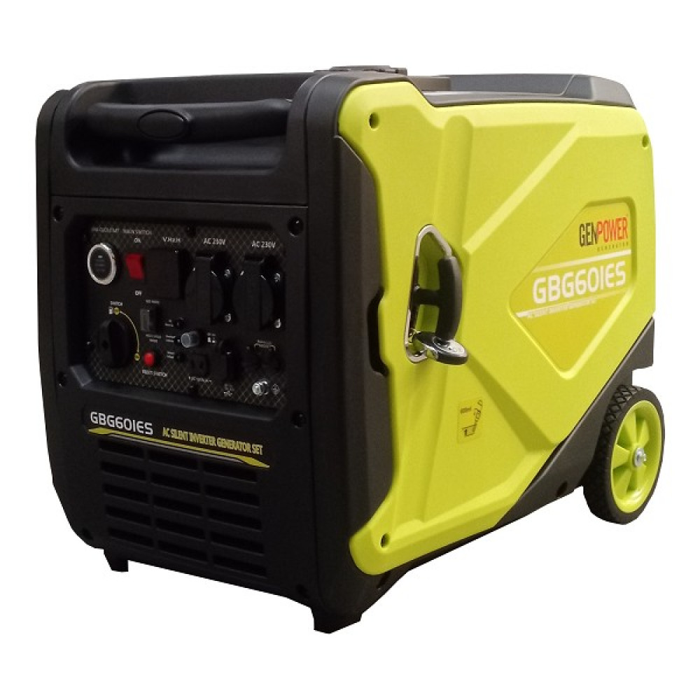 Genpower İnverter Portatif Jeneratör - Gbg 60 Ies Model 6 Kva Benzinli - Marşlı - Ses İzolasyon Kabinli - Tekerlekli Monofaze 220 Volt Oto Boyaları Fiyatı