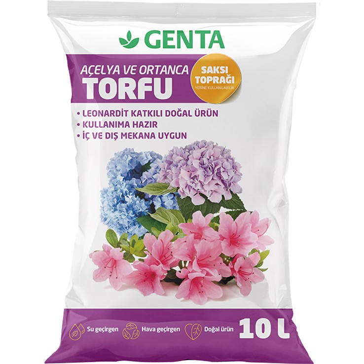 Genta açelya ve ortanca torfu 10 lt. Bitki Fiyatı