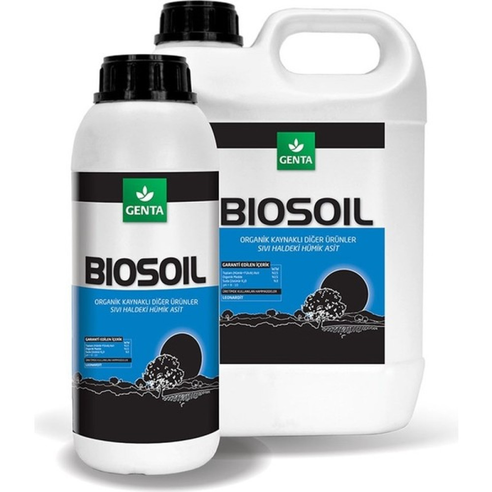 Genta Bıosoıl | Sıvı Haldeki Hümik Asit (1 Litre) - 1 lt Gübre Fiyatı
