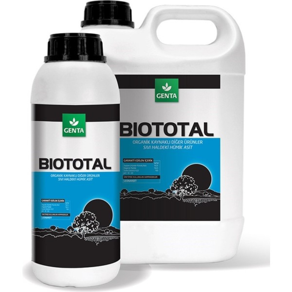 Genta Biototal (Sıvı Haldeki Humik Asit) 20 Litre Gübre Fiyatı