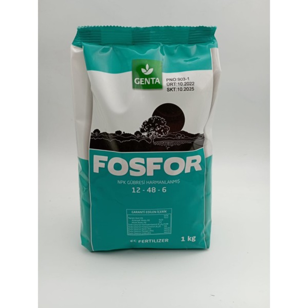 Genta Fosfor | 12- 48- 6 | Npk Gübresi Harmanlanmış Gübre Fiyatı