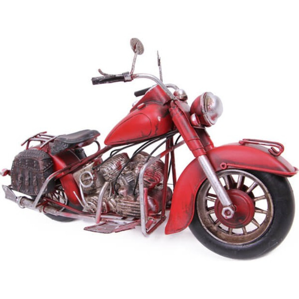 Gentilbay El Yapımı Chopper Motosiklet Maketi - Beyaz Hediyelik Eşya Fiyatı