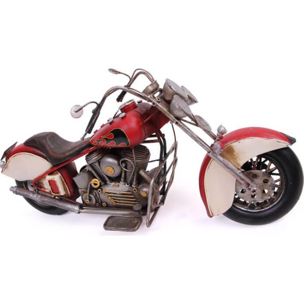 Gentilbay El Yapımı Metal Motosiklet - Beyaz Hediyelik Eşya Fiyatı
