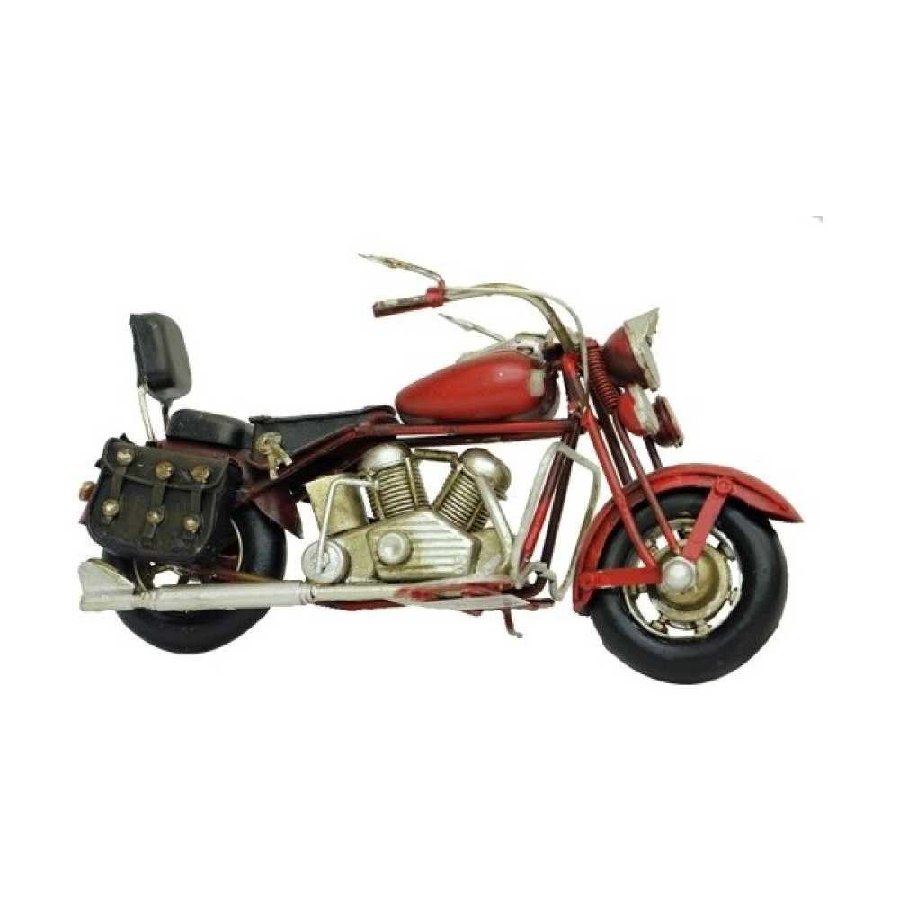 Gentilbay El Yapımı Metal Motosiklet Maketi - Beyaz Hediyelik Eşya Fiyatı