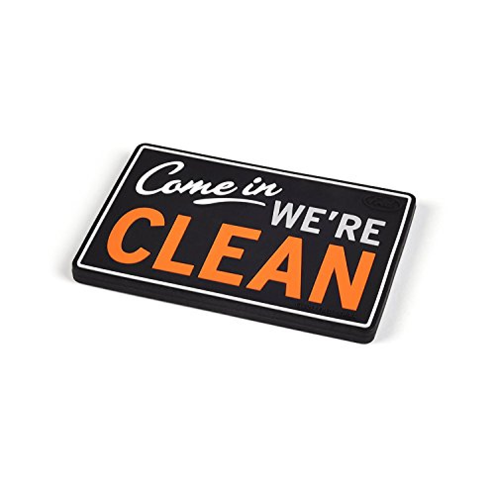 Genuine Fred FLIPSIDE Dishwasher Sign, Double-Sided, Works on all ALL Dishwashers, Self-Adhesive Magnet Included, Durable & Water Resistant, Fun Kitchen Gadget for Families and Roommates, 2.5" x 3.5"