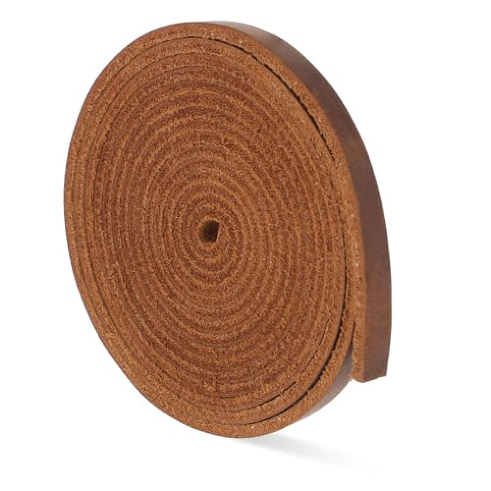 Genuine Leather Strip 1/4 Inch Flat Leather Cord Wide 72 Inches Long Full Grain Leather Straps Cord String for Jewelry Making DIY Craft Projects Belts Keychains