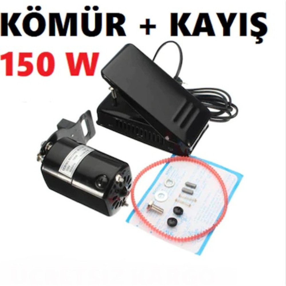 Geoderik 150W Ev Tipi Aile Dikiş Makine Motoru ve Pedalı Dikiş Makinesi Aksesuarları Fiyatı