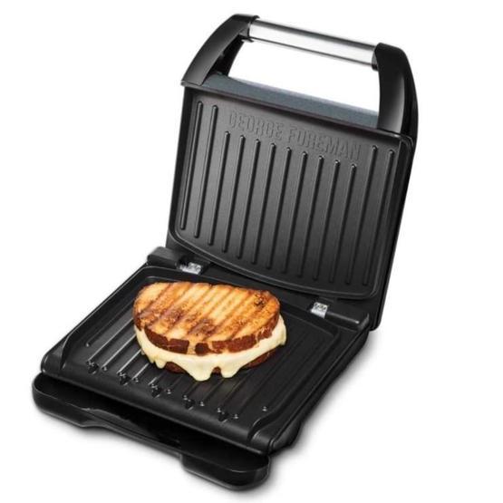 George Foreman 25041-56 Family Steel Grill Gunmetal Tost Makinesi Gri