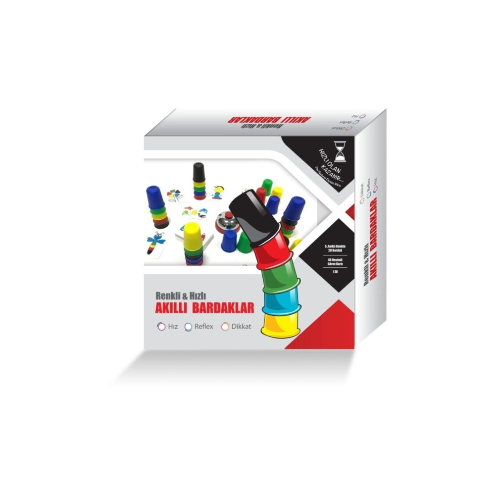 Gepettoys Hızlı Süper Bardaklar Pratik Akıllı Bardaklar Eğitici Zeka Oyunu Çocuk Ve Aile Kutu Oyunu Oyun Takımları Fiyatı