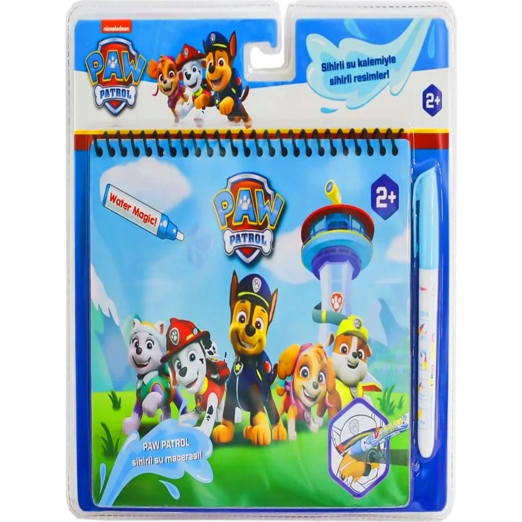 Gepettoys Paw Patrol Su ile Sihirli Boyama Kitabı 24,5x27x2 cm Su Kalemi Erkek Çocuk Kalem & Yazı Gereçleri Fiyatı