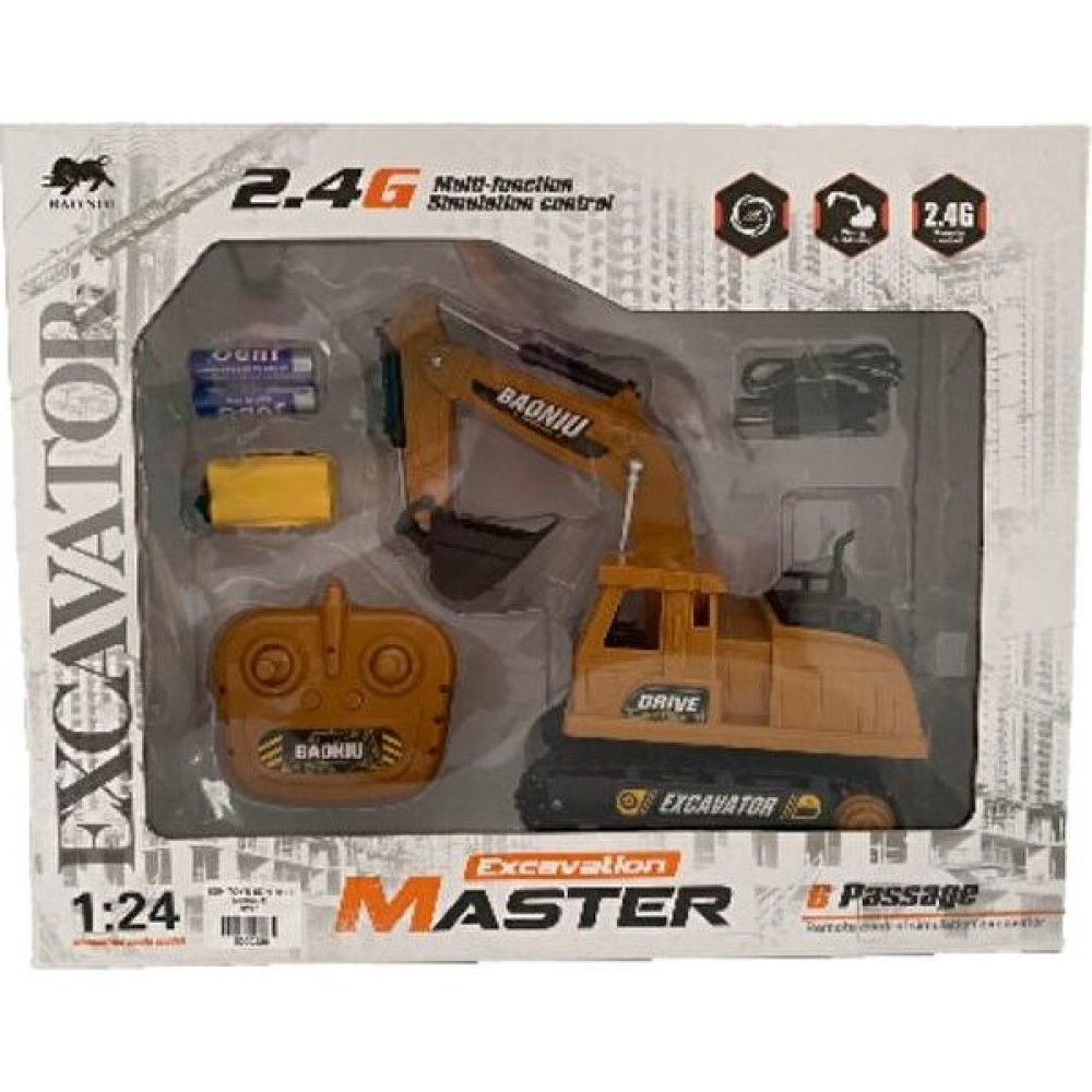 Gepettoys Uzaktan Kumandalı Şarjlı Profesyonel Kepçe Excavator Dozer Oyuncak Araç Fiyatı