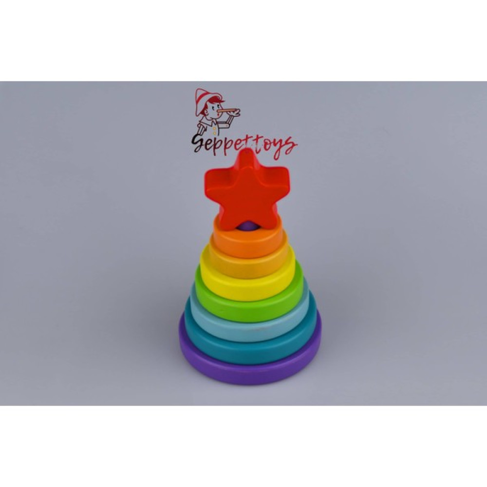 Geppet Toys Bul Tak Oyuncak - Kırmızı Yıldızlı Kule - 5 Renkli Oto Boyaları Fiyatı