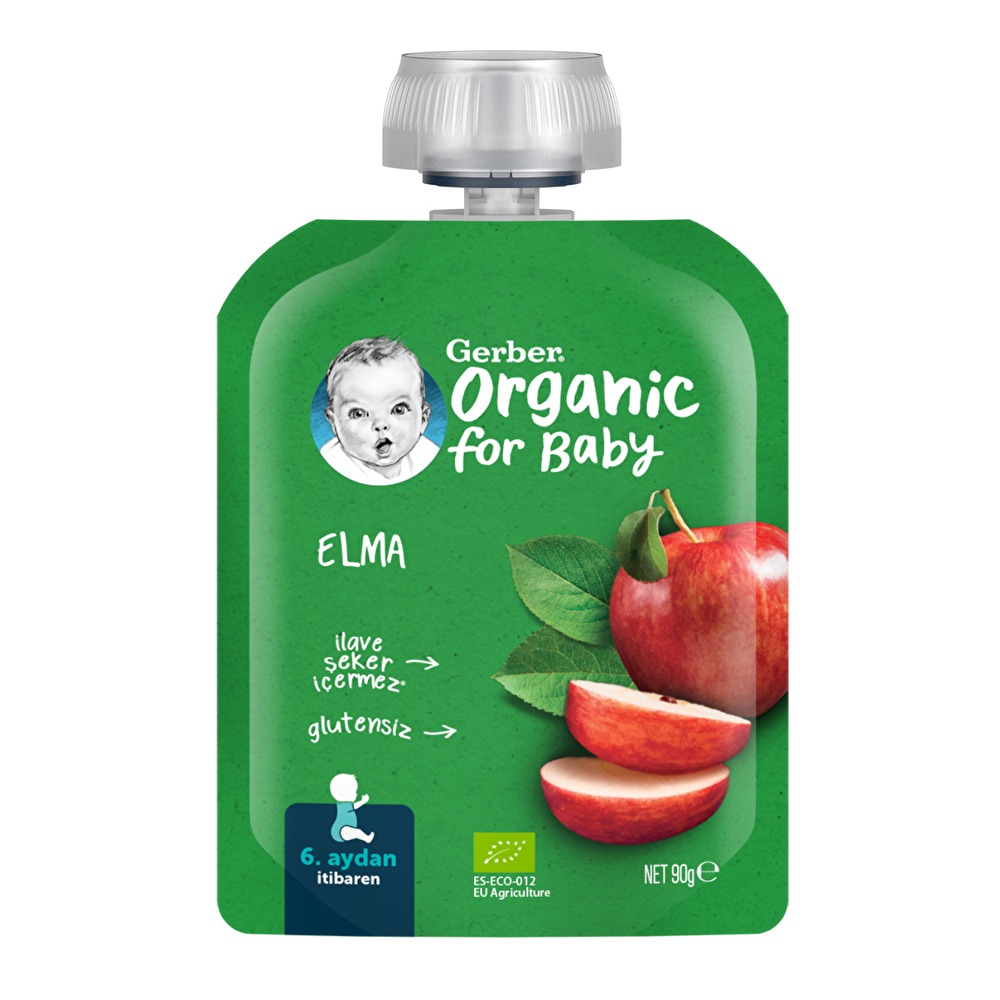 Gerber Organic Elma Püre 90 Gr Bebek Mamaları Fiyatı