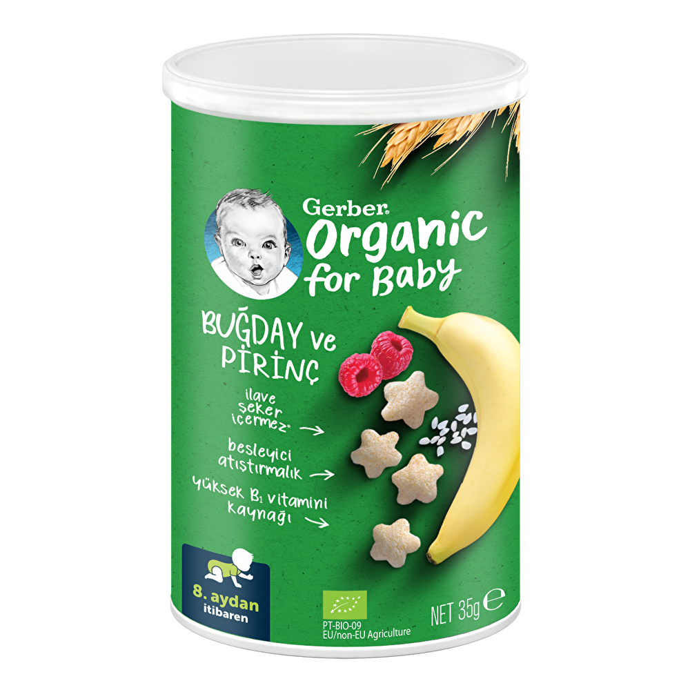 Gerber Organik Pirinçli Buğdaylı Kraker 35 Gr Bebek Mamaları Fiyatı