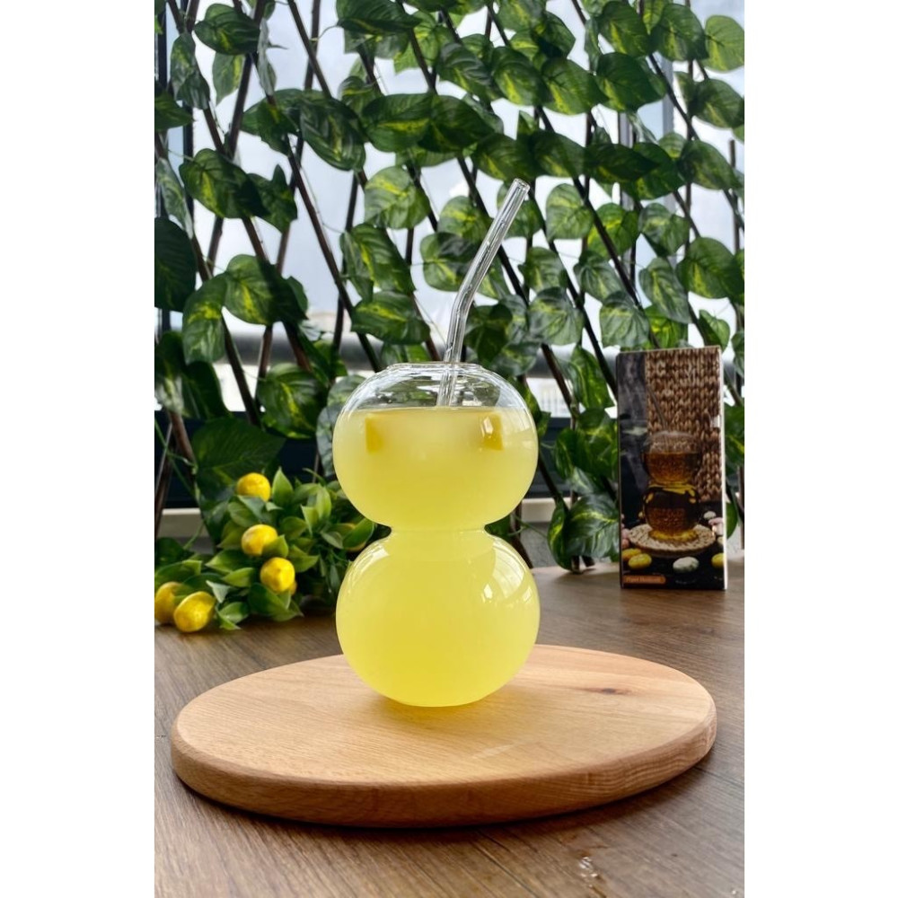Gerçek Trend Pipetli Cam Bardak Borosilikat Sunum Meyve Suyu Bardağı Meşrubat Bardağı - Beyaz Fincan / Bardak / Kahve Takımı Fiyatı