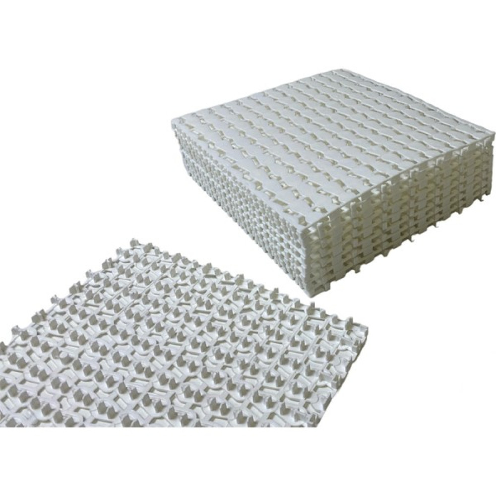 Gerçektrend Ortopedik Plastik Yer Karosu Zemin Döşemesi Yer Izgarası Banyo Paspası Damla Model 33X33X1,2 (9 Adet) - Beyaz Yer / Yüzey Kaplamaları Fiyatı