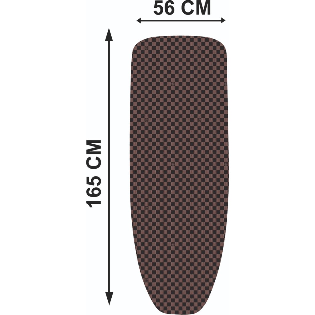 Gercella King Xxl (165 x 56 cm)Kahve Ütü Masası Kılıfı - Kahverengi Ütü Masaları ve Aksesuarları Fiyatı